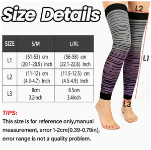 HAWK SPORTS INDUSTRIES Chauffe-jambes en mélange de Spandex, antidérapant, respirant, à enfiler, unisexe, toutes saisons, soutien pour les gonflements et les entorses - Product Image 4