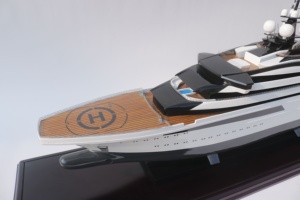 SPEED BOAT MODEL LURSSEN OPUSS LUXURYY YACHT-HANDICRAFT WOODEN MODEL BOAT ECO-FRIENDLY CUSTOMIZED HOME DECORATION - Product Image 4