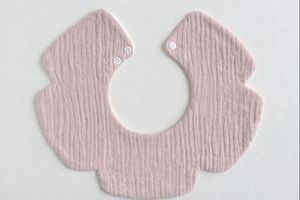 JALBEBE Bavaglino per Neonati in Mussola di Cotone, Chiusura con Bottone Singolo, Ecologico, Antibatterico, Lavabile, Unisex - Product Image 3