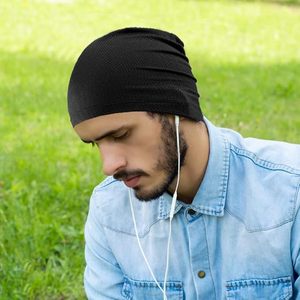 Gorros de punto de poliéster y elastano al por mayor, gorros lisos con puño y ribete, gorros cálidos informales con logotipo personalizado al por mayor - Product Image 5