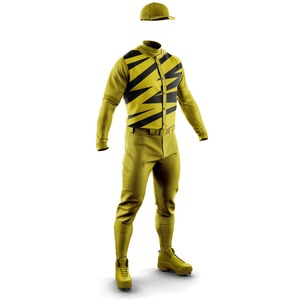 Uniforme de béisbol personalizado 100% poliéster para hombre, diseña tu propio uniforme de béisbol en venta - Product Image 3