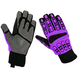 Guantes de Mecánico de Cuero Sintético Amara de Primera Calidad con Protección Contra Impactos, Forro Nomex, Certificación CE, Elásticos y Seguros - Product Image 4