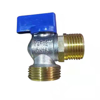 Robinet d'angle en laiton pour salle de bain, 90 degrés, 1/2 pouce