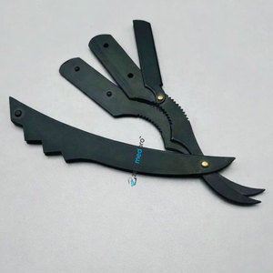 มีดโกนหนวดสแตนเลสแบบตรง ดีไซน์ใหม่ พร้อมกล่องบรรจุภัณฑ์รักษ์โลก สำหรับโกนขนตามร่างกาย รับออกแบบโลโก้ตามสั่งอย่างมืออาชีพ - Product Image 5