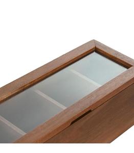 Luxury Custom <b>Wood</b> Seasoning <b>Box</b> Hot Sale Seasoning <b>Box</b> <b>Wood</b> Salt <b>Box</b> Customized Size and Kitchen Use - Product Image 1