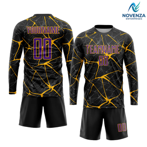 ชุดทีมฟุตบอลแขนสั้นแบบสั่งพิมพ์ลายเองสำหรับสโมสรและทีมกีฬา - Product Image 5