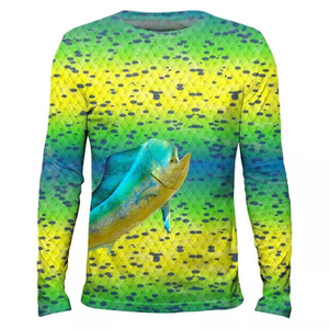 Chemises de pêche pour homme à manches longues, impression par sublimation, broderie de logo, design personnalisé, haute qualité, vêtements de sport - Product Image 1