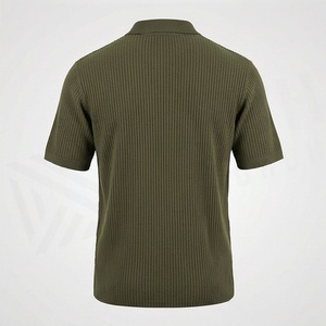 เสื้อโปโลผ้าฝ้ายคุณภาพพรีเมียมแบบกำหนดเองสำหรับผู้ชาย เสื้อผ้ากีฬา ระบายอากาศได้ดี สีสันตามสั่ง - Product Image 2