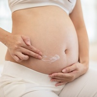 Crème de massage la plus vendue en gros pour femmes enceintes 2024, 130g, soin après accouchement, à base de plantes japonaises, acide hyaluronique, glycérine
