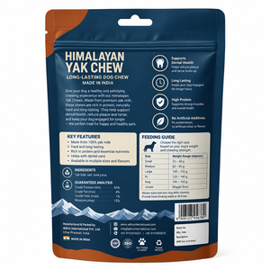 Friandises à mâcher pour chiens au fromage de lait de yak de l'Himalaya, taille moyenne 250g, longue durée de conservation, fabriquées en Inde, marque privée OEM ODM, vente en gros - Product Image 2