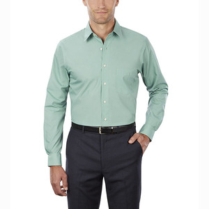 Top Quality New Casual Men Dress <b>Shirt</b> Pure <b>Colour</b> 100% Cotton Summer Casual Formal <b>Shirt</b> for Men - Product Image 1