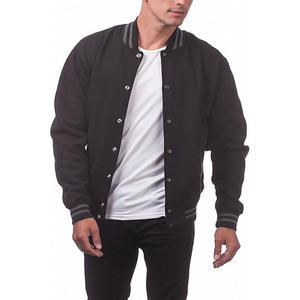 Veste de baseball universitaire personnalisée avec broderie, vente en gros, décontractée pour hommes - Product Image 1