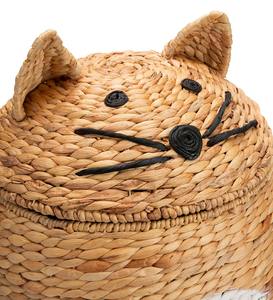 Cestas de Almacenamiento Hechas a Mano de Jacinto de Agua para Gatos, Cestas de Almacenamiento Ecológicas al por Mayor, Hechas en Vietnam - Product Image 5