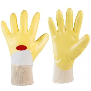 Gants de mécanicien en coton de haute qualité, résistants à l'huile, avec paume en cuir TPR, antidérapants, pour travaux lourds et protection du travail - Product Image 1