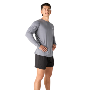 Camiseta Deportiva de Manga Larga para Hombre, Transpirable, que Absorbe la Humedad, para Entrenamiento en el Gimnasio y Fitness - Product Image 4
