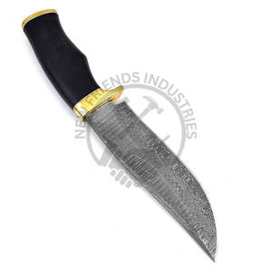 Nouvelle édition personnalisable de couteau de survie à lame fixe en acier Damas de 12 pouces avec manche en Micarta, couteau de collection pour le camping, la chasse et les activités de plein air - Product Image 4