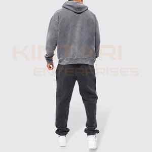 เสื้อฮู้ดดี้สไตล์วินเทจแบบขายส่ง เสื้อสตรีทแวร์ทรงโอเวอร์ไซส์ ดีไซน์สั่งทำได้ เสื้อฮู้ดลำลอง - Product Image 2