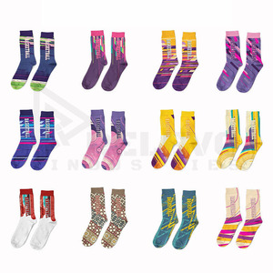 Durable Cotton <b>Socks</b> <b>Breathable</b> Stretch Casual Crew <b>Socks</b> for Men Women Lightweight Comfortable Daily Wear Essentials - Product Image 4