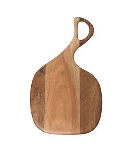 Planche à découper en bois d'acacia mangue faite à la main, épaisseur 1,5 cm, ustensile de cuisine durable, compatible lave-vaisselle, décoration de cuisine - Product Image 1