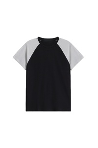 Venta al por mayor de los hombres de moda camiseta transpirable Casual cómodo Color sólido de punto gimnasio Fitness Jogging Wear - Product Image 2