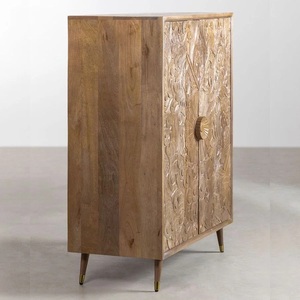 Vandana Hexa Terra - Mueble de Madera Tallado a Mano - Product Image 3