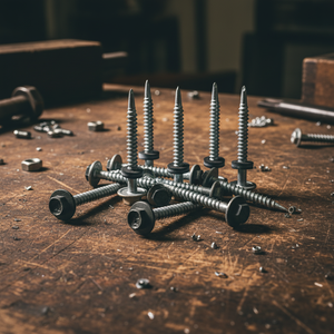 สกรูเจาะยึดหัวหกเหลี่ยม PDC รุ่น 12 เหล็กกล้าคาร์บอน คลาส 4.8 6.8 ชุบสังกะสี/ชุบกัลวาไนซ์ เกลียวหยาบ นิ้ว - Product Image 1