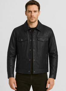 Chaqueta de Cuero para Hombre, a la Moda, Resistente al Viento, Chaqueta de Cuero para Hombre y Mujer, Estilos Personalizados, Chaqueta de Cuero Charlotte Burnt Multiple 2006 - Product Image 4