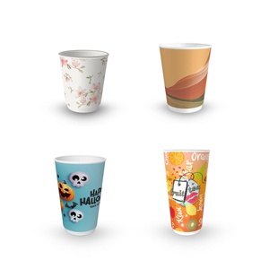 Vasos de Papel Desechables de Doble Pared con Recubrimiento de Grado Alimenticio, Impresión Personalizada, 8 oz, 12 oz, 16 oz, 20 oz, para Bebidas Calientes, Reciclables - Product Image 2
