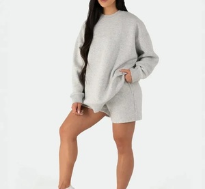 Shorts de Punto Sólido para Mujer, Cintura Media, Cierre Elástico, Estilo Casual, 100% Algodón - Product Image 6