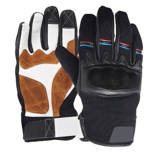 Gants de moto en cuir suédé Gants de motocross de rue avec protection des articulations en PVC Gants de course de moto personnalisés pour hommes hors route - Product Image 1