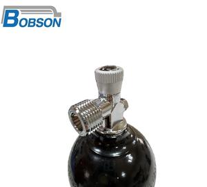 ถังลมอลูมิเนียมสำหรับเพ้นท์บอล RHO UK Certified High Pressure 790 มล. 3000psi พร้อมตัวควบคุมแรงดันสำหรับปืนลม PCP รุ่น BOBSON BS-A48 - Product Image 3