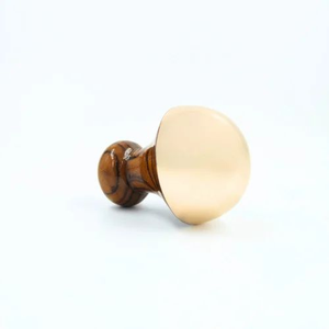 Natural Finish Mushroom Kansa <b>Wand</b> Handcrafted Metal Facial <b>Massage</b> Tool for Skincare and Beauty Routine - Product Image 6