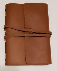 Carnet de notes marron foncé, journaux en cuir pour écrire, petit carnet de notes de 5,5x7,5 pouces, bloc-notes pour femmes et hommes, cadeaux, travail - Product Image 2