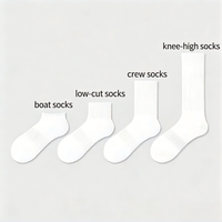 Chaussettes de sport respirantes et douces en nylon/coton, personnalisables avec logo, noires, pour hommes, femmes et jeunes, idéales pour le printemps, l'athlétisme, le quotidien et les loisirs.