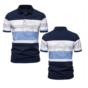 โรงงาน OEM รับผลิตเสื้อโปโลปักโลโก้ตามสั่ง ผ้าฝ้าย 220 กรัม สีพื้นเรียบ สำหรับกอล์ฟ กีฬากลางแจ้ง ลำลอง ธุรกิจ - Product Image 4