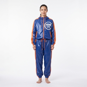 Ensemble complet de survêtement coupe-vent en nylon décontracté pour femmes pour l'hiver - Product Image 5