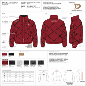 Men’s Outdoor Puffer Jacket Lightweight Warm Insulated Waterproof Winter Coat Custom Logo Factory - Product Image 6