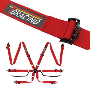 Ceinture de sécurité de course FIA TBRACING Sport Plus légère, OEM ODM, vente en gros, avec ajusteurs en acier et verrouillage à came en aluminium - Product Image 1
