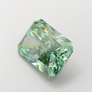 Grand diamètre, vert vif fantaisie, taille radiant, cultivé en laboratoire, certifié IGI, pierre précieuse de couleur premium, vente en gros de bijoux personnalisés VS1/VVS1 - Product Image 4