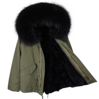 Manteau d'hiver chaud à capuche en dentelle tissée et perles, imperméable et respirant, avec logo personnalisé pour femmes, veste parka, produit le plus vendu