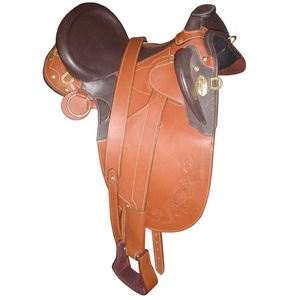 Silla de Montar Australiana de Cuero de la Mejor Calidad con Accesorios, Diseño Clásico, Todos los Colores y Tamaños Disponibles, Precio al por Mayor - Product Image 1