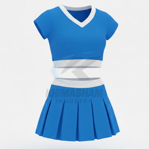 Uniforme de Animadoras para Mujer, Diseño Moderno, Poliéster Transpirable, Venta al Por Mayor, Contraste de Color - Product Image 2