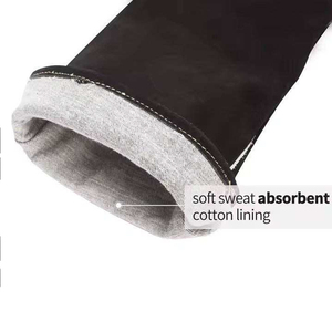 Guantes de Soldadura de Cuero de 11 oz, Resistentes al Calor, Largos, Transpirables, de Seguridad, para Soldadura MIG TIG, Resistentes a Mordeduras, para Manipulación de Animales, Barbacoa, Chimenea - Product Image 3