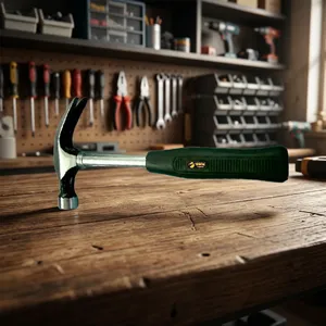 Martillo de garra de acero al carbono de alta calidad, empuñadura de goma suave, eje de acero de acabado fino para uso industrial, precio al por mayor personalizado OEM - Product Image 2