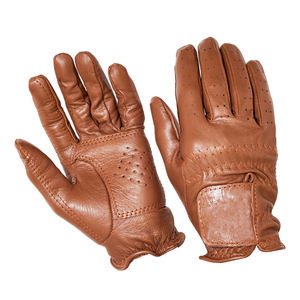 Men's Genuine Leather Riding Gloves Solid Color Regular Fit <b>Equestrian</b> Accessories 2026 - Product Image 5