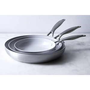 Wholesale Creative Stainless Steel Frying <b>Pan</b> with Lid Frying <b>Pan</b> for Even Heat Dishwasher Safe Commercial Grade Cookware - Product Image 6