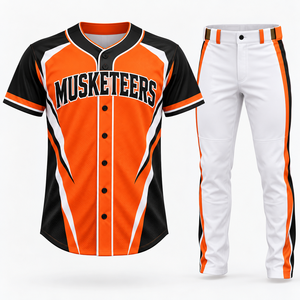 Services OEM Direct Usine Uniformes de Baseball Nouvelle Arrivée 2026 Polyester Personnalisés avec Votre Logo Vente en Gros Uniformes de Baseball - Product Image 2