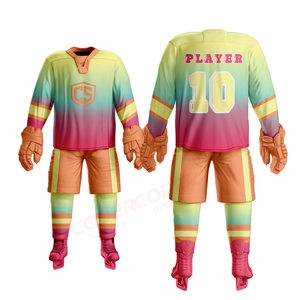 Pantalon d'uniforme de hockey sur glace taille adulte, ensemble d'entraînement et de compétition, design personnalisable, uniformes de hockey sur glace fabriqués au Pakistan - Product Image 4