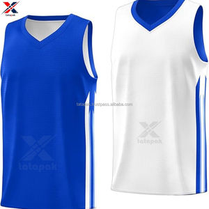 Maillots de basket-ball en polyester respirant antibactérien personnalisés par sublimation pour adultes unisexes professionnels, découpe automatisée - Product Image 2