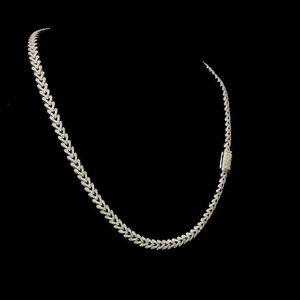 Hot Selling Pass Diamond <b>Tester</b> 8mm/10mm/12mm Iced Out Hip Hop VVS1 Moissanite Cuban Link Chain - Product Image 5